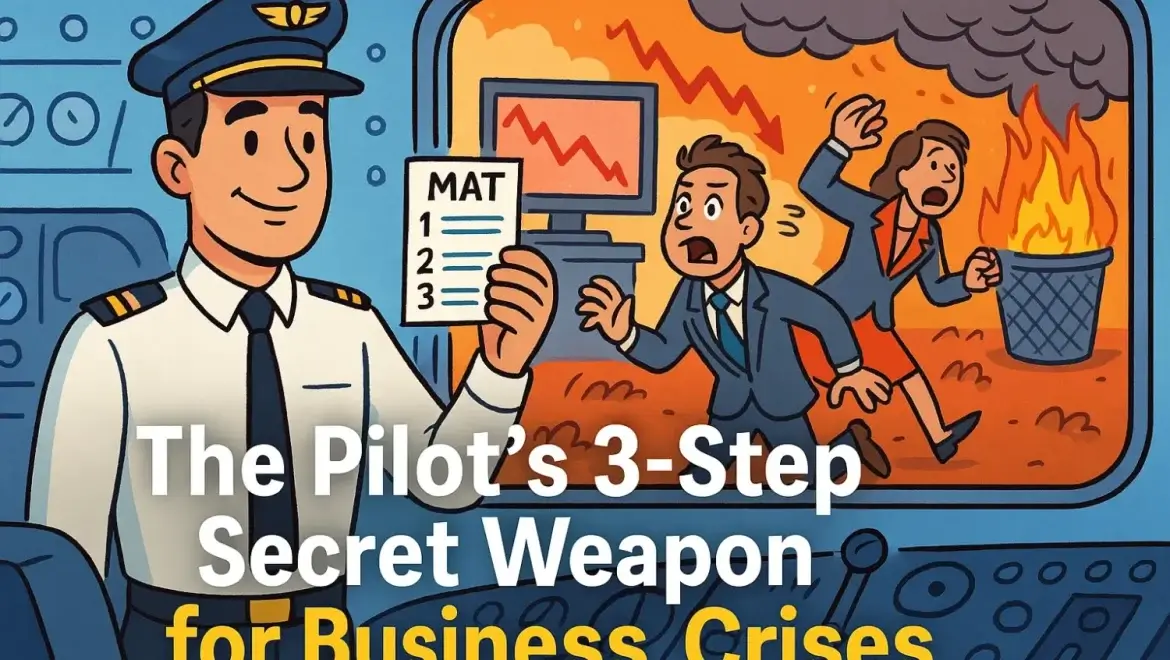 The Pilot’s 3-Step Secret Weapon for Business Crises