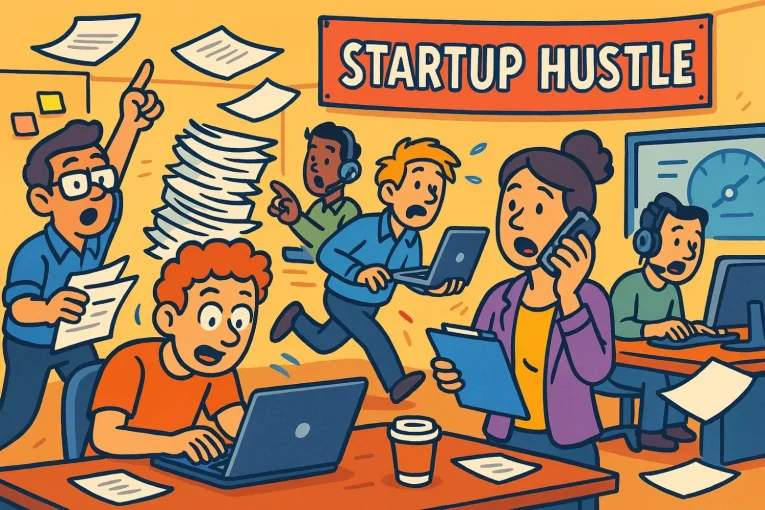 Startup hustle from the Built to Soar Book by Greg Born